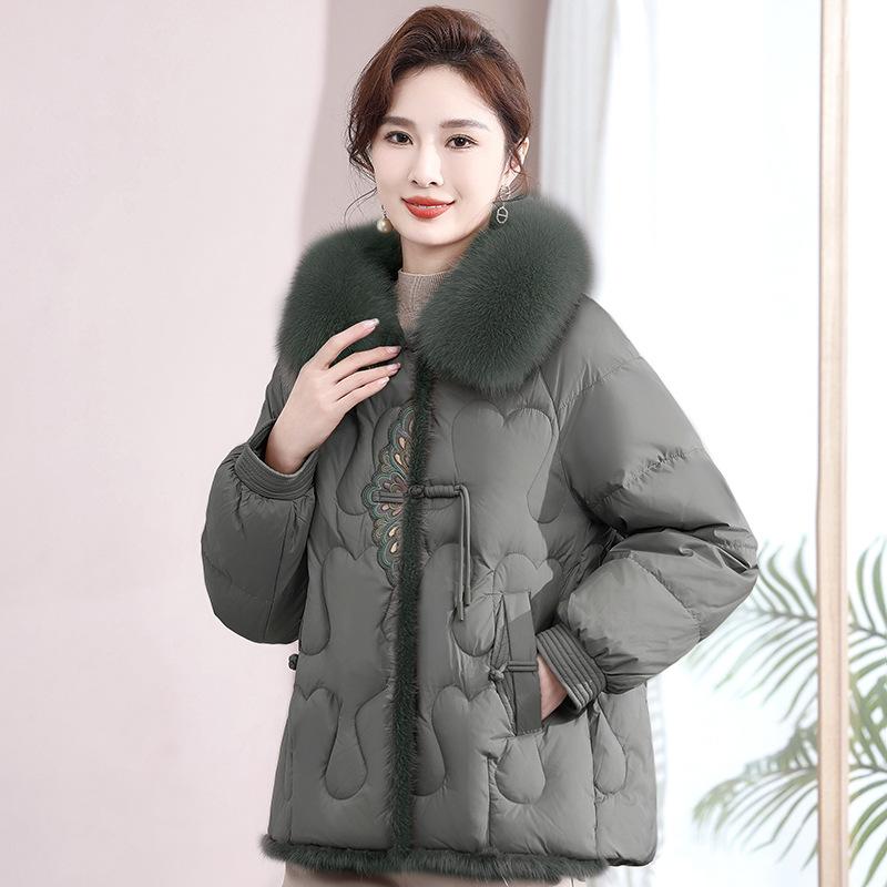 Winter Coat, Down Jacket Cotton Jacket Trendy New Style Women's Clothing with Added Cotton Thick Cotton Jacket Cotton Jacket