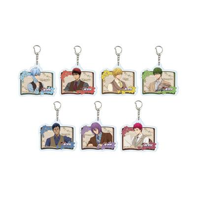Kuroko's Basketball 07 Version Costume Ancien. [Illustration Originale] Ensemble Complet de Porte-clés Acryliques (Boîte de 7 pièces)
