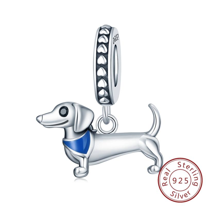 100% Copper Charms Pendants Fit Original Bracelet Diy Beads Dog Love Letter Cupid Love Lock Angel Butterfly