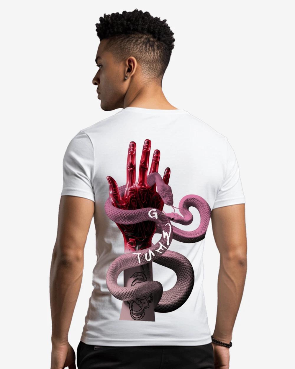G West Regular Fit Serpiente (Handshake) T Shirt L