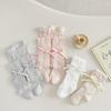 Girls Bow Pantyhose For Baby Sweet Style Princess Socks Thin Mesh Bottom Pantyhose For Girls Breathable Cute Summer