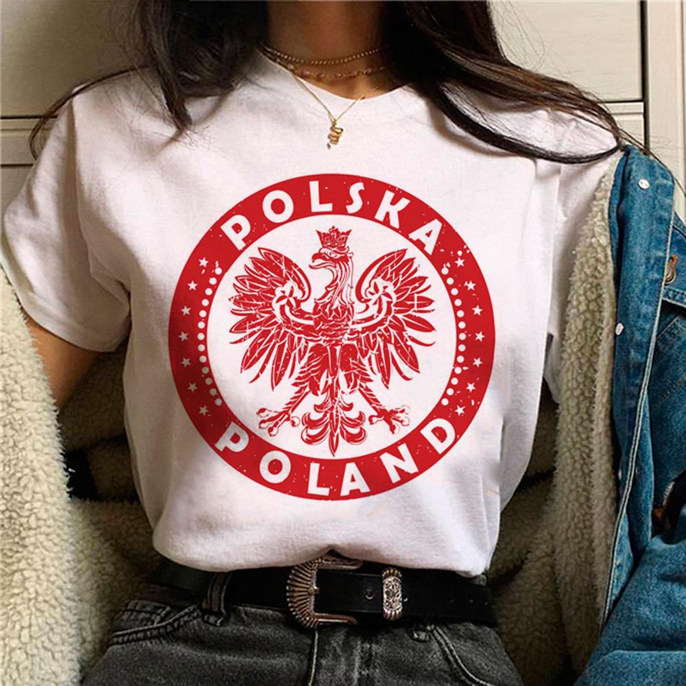 

ZX TEE Godło Polski koszulka Poland t shirt flag design top tee short sleeves birthday gift New POLSKA POLAND Flag Fun Unisex Tee L