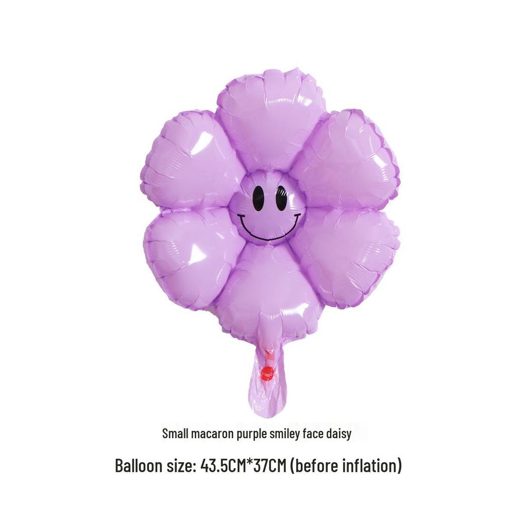Smiley Sunflower & Daisy Balloon for Children's Party Décor