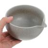 Traditional Japanese Matcha Bowl Spout Ceramic Tea Ceremony Cup 600Ml Longlasting Ceramic Tea Spout Bowl for Home Party Serving