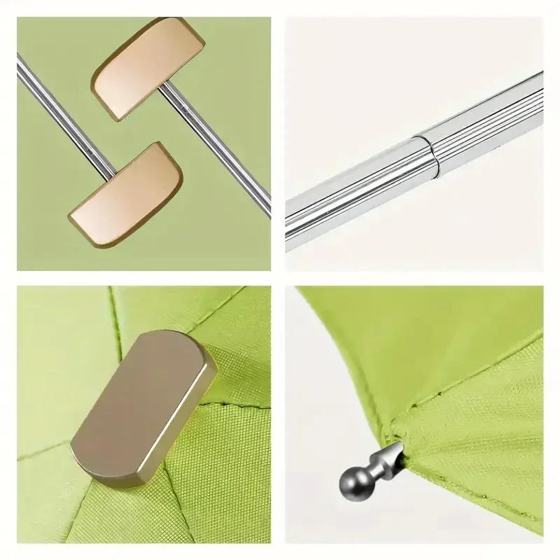Mini Sun Umbrella Small Pocket Rain Travel Protection Sun Shade Pocket Parasol Capsule
