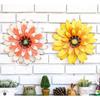 Hot Sale Vakker 3D Blomsterdekorasjon 2025 Ny Metall Tusenfryd Vegghengsdekorasjon Egnet Husholdningsport Anheng Dekorativ