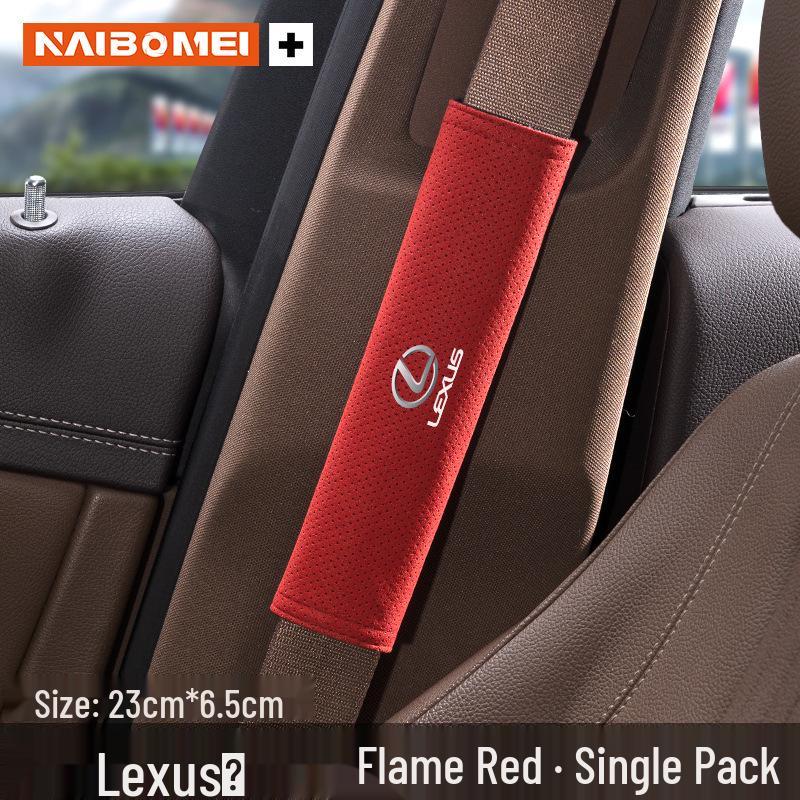 Lexus LS/ES/IS/RX/UX/NX/CT Seat Belt Shoulder Protectors To Prevent Neck Chafing.