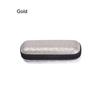 Mote rektangelholder Unisex solbrilleetui Hard Eye Briller Brillebeskytter Glidelåsboks