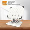 Rotatable Metal Tablet Stand for iPad - Height Adjustable with Cooling Feature