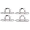 4pcs Durable Heavy Duty Hooks Heavy Duty Hardware Staple Loops  For Marine Deck
