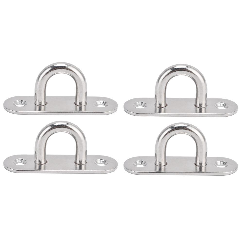 4pcs Durable Heavy Duty Hooks Heavy Duty Hardware Staple Loops For Marine Deck