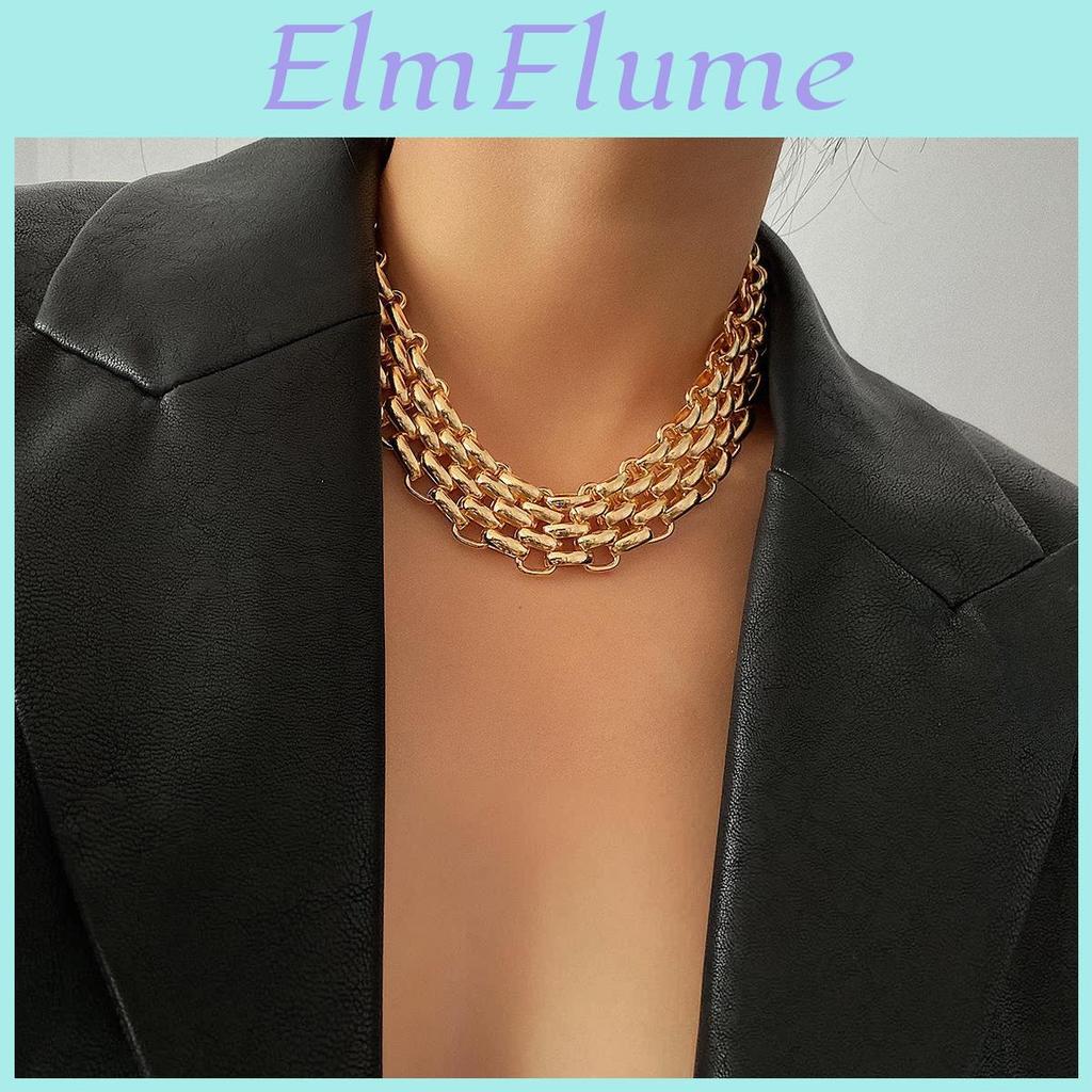 Fashion Individuality And Jmxd "retro Rough Chain Womens Necklace Simple And Versatile Metal Sweater Chain Fashion Accessories