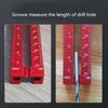 Aluminium Alloy Cabinet Hardware Jig Adjustable Self Centering Adjustable Template Drill Guide for Cabinet Hardware Installation
