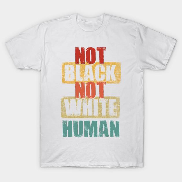 Unisex Fashion TShirt Black White Human Gift Print TShirt Plus Size S-5XL T-Shirt 100%Cotton Tops O Neck Short Sleeve Tees
