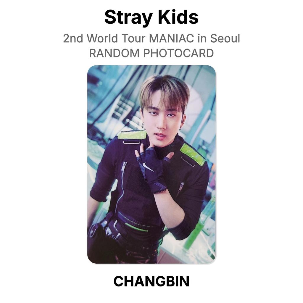 Stray Kids 2nd World Tour MANIAC In Seoul RANDOM PHOTOCARD Official Photocard