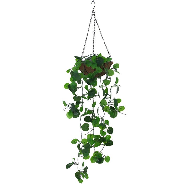 Simulation Leaf Wall Hanging Flower Dill Home Simulation Green Leaf Sweet Potato Vine Wall Decoration, Green Dill Hanging Orchid