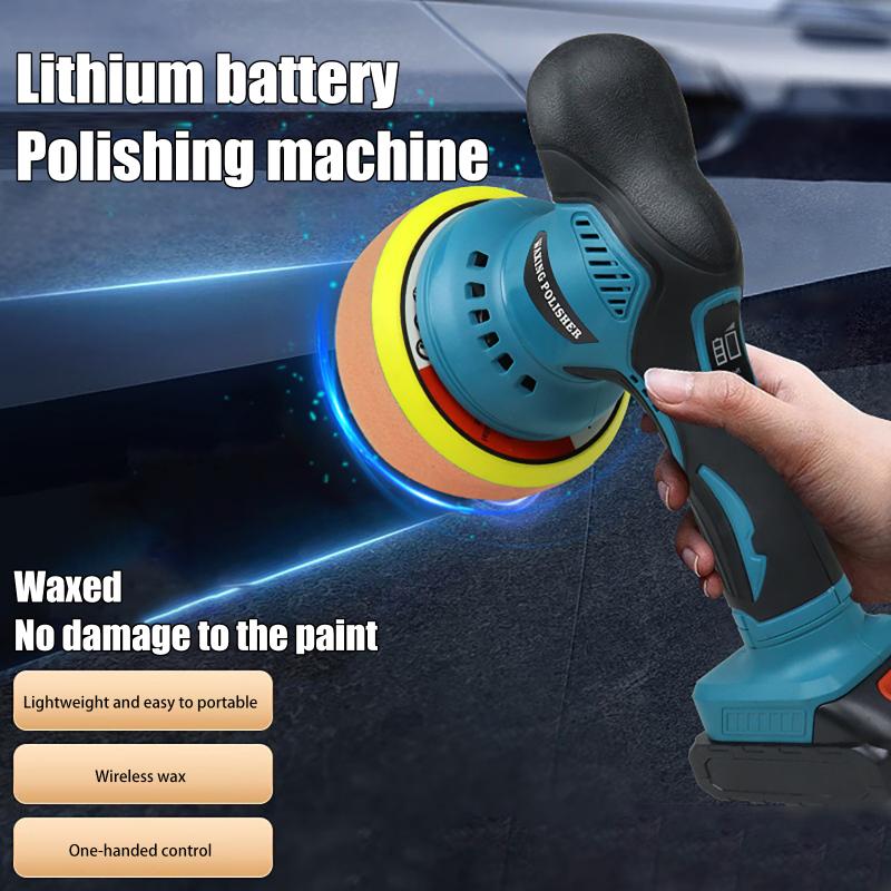 Elektrische Poliermaschine Auto Polierer Für 18V Akku Kabellos Wachsen Schleifen Versiegeln Glasur Werkzeug Schleifer Elektrowerkzeuge