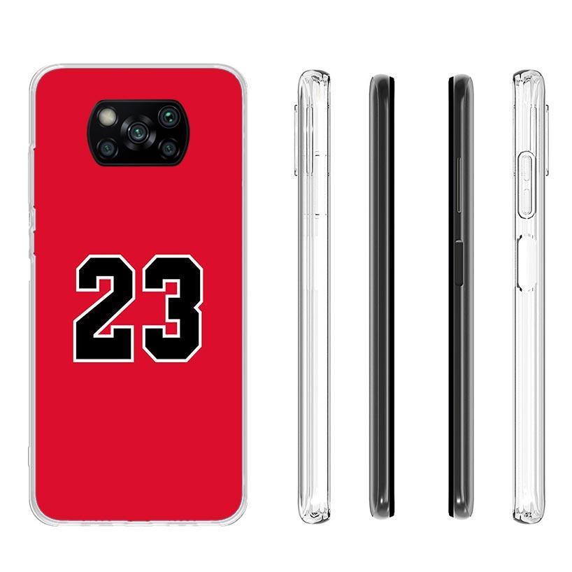 Basketball 23 24 8 Number Case Phone Cover for Xiaomi Poco X3 Nfc X5 X6 X7 X4 Gt F6 F5 Pro F4 F3 M5S M5 M4 M3 5G Trend Fundas Po