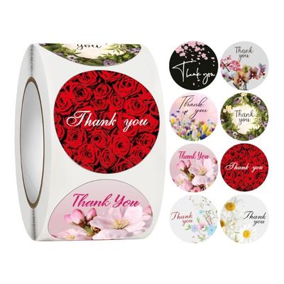 Valentine's Day Sticker Gift Sticker Sealing Sticker Labels Self-Adhesive Sticker Decorative Sticker Thank You Sticker