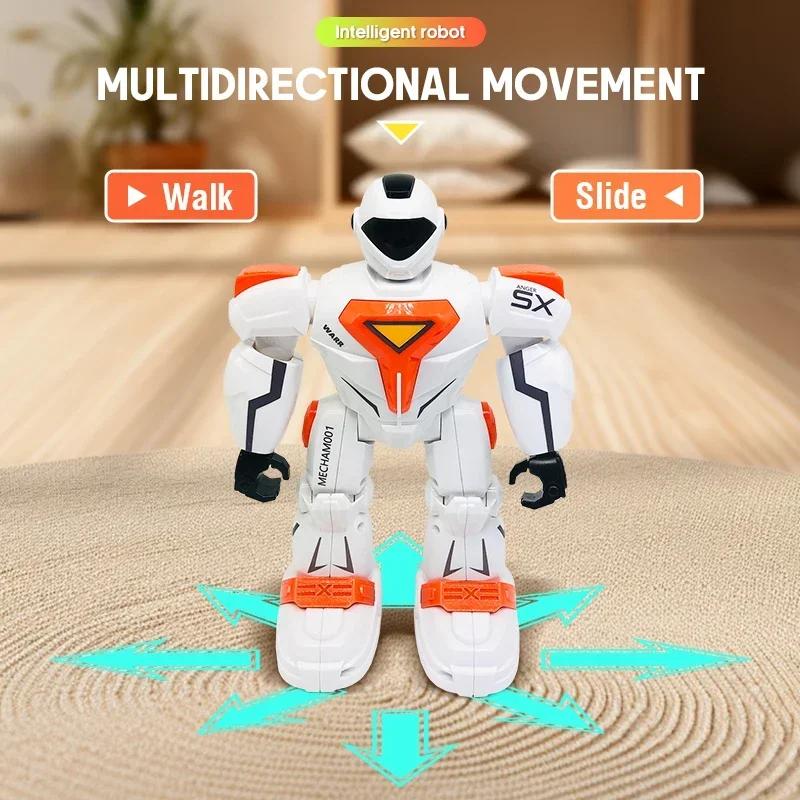 G26 Rc Robot Remote Control Gesture Voice Programming Intelligent Induction Music Singing Dancing Mechanical Kids Toys Boy Gifts
