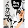 Wrought Iron Coffee Bar Decor for Kitchen, Wall Art Set of 1
