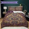 Muslim Pattern Bedding uilt Set uilt Cover Pillowcase Home Decoration Birthday Gift (1 * duvet cover + 2 * pillowcase  without core)126