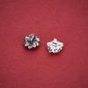 S925 Sterling Silver Lotus Button Clasp for DIY Jewelry: Beading, Weaving, Bracelets, Necklaces