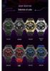 Sanda Skull Design Dual Display Waterproof Luminous Men's Student Multifunctional Watch
