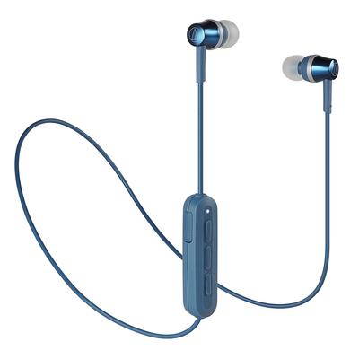 Bezdrátová sluchátka Audio Technica SoundReality s Bluetooth dálkovým ovladačem, modrým ovládáním a mikrofonem ATH-CKR300BT