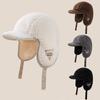 Polar Fleece Women Winter Caps Windproof Girls Ear Protection Cap Plush Pullover Hat  Outdoor