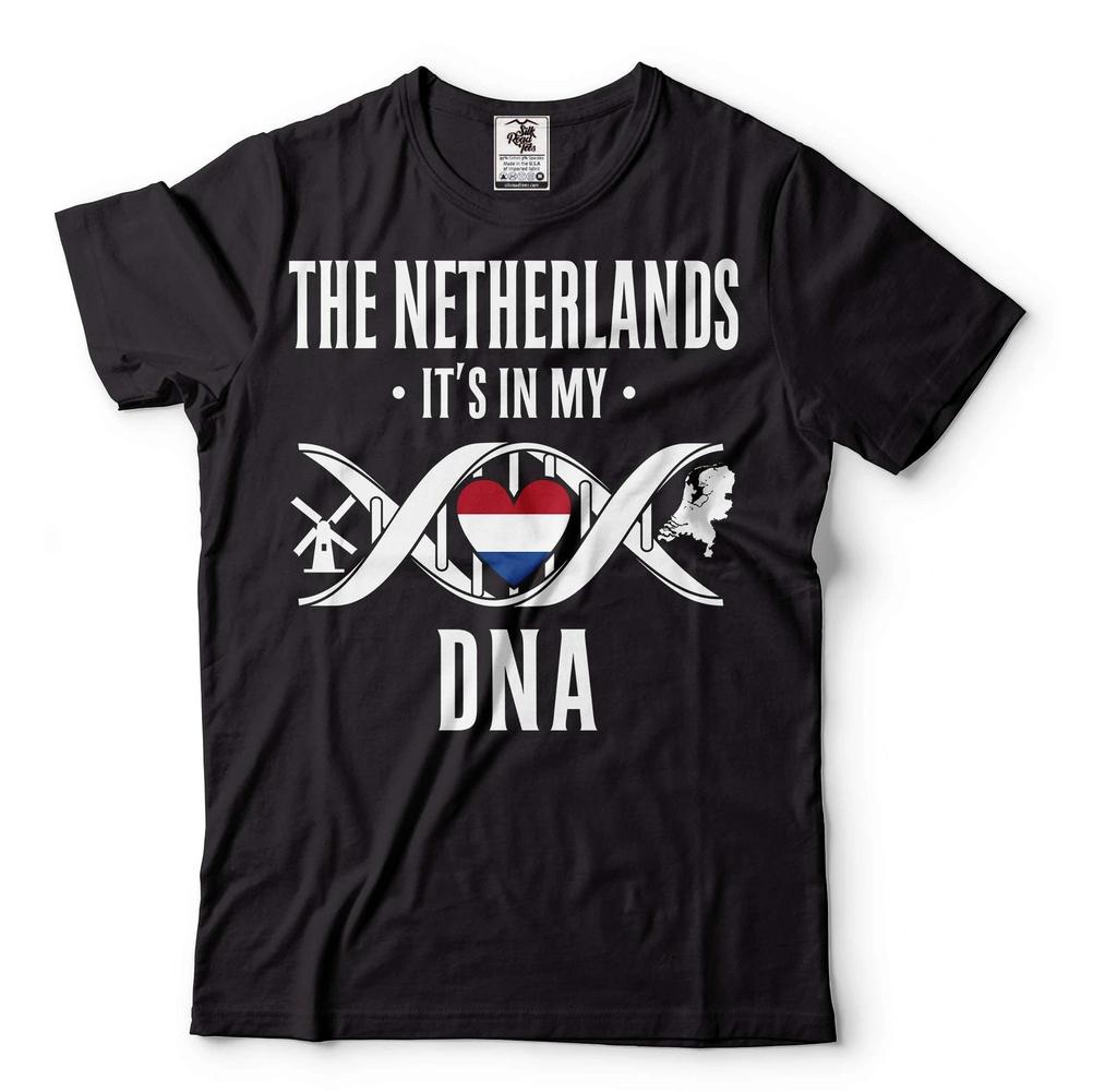 Netherlands DNA Shirt Netherlands Flag Tee Netherlands National Patriotic Shirt