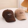 Children's Hat Korean Style Boys and Girls Lamb Velvet Warm and Cold Proof Duck Cap Autumn and Winter Cute Baby Baseball Cap Trend