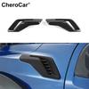 Carbon Fiber Leaf Plate Fender Cover Trim Decoration For Ford F150 Raptor +