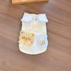 Pet Dog Cat Vest Clothes Cute Cartoon Design Comfortable Breathable Yorkshire Terrier Bichon Frise