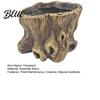 Indoor Greenery Pots for Study Resin Tree Stump Flowerpot Succulents Small Plants Imitation Wood Grain Planter Flower Plants Home Office Decor,
