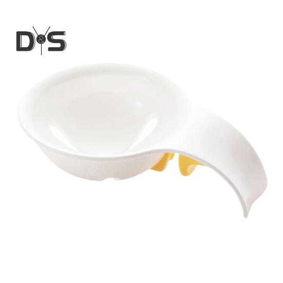 

Разделитель яичного желтка Пластиковый фильтр для яичного белка без бисфенола А с эргономичной ручкой Легкоочищаемый гаджет для выпечки тортов, кексов, безе, заварных кремов белый