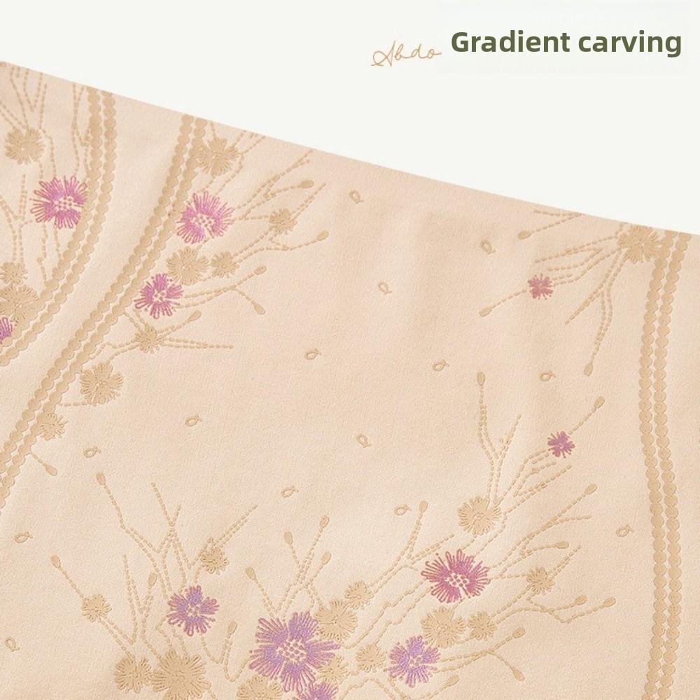 High Waist Butt Lifter Briefs Flowers Tummy Control Underwear Breathable Seamless Underpants  Women