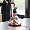 1500ml Crystal Wine Decanter Artistic Enjoyable Wineware Drinking Set Gold Iceberg Waterfall Sober Dispenser Container Bottle