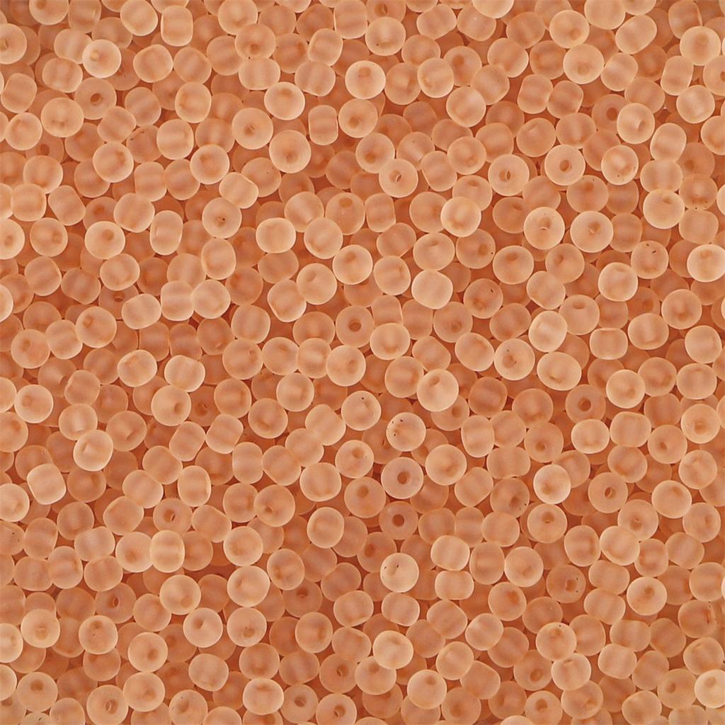 Frosted Clear Glass Seed Beads, DIY Jewelry Making Supplies