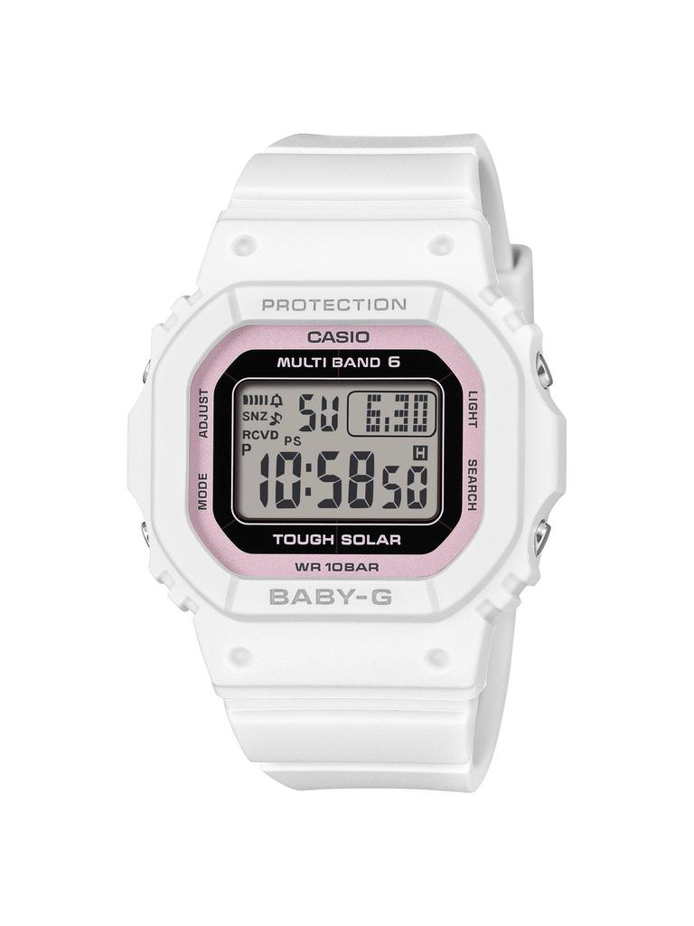 Casio Klokke Solcelle Vårpakke Baby-G BGD-5650SP-7CJR Dame Hvit, Radiostyrt Klokke,