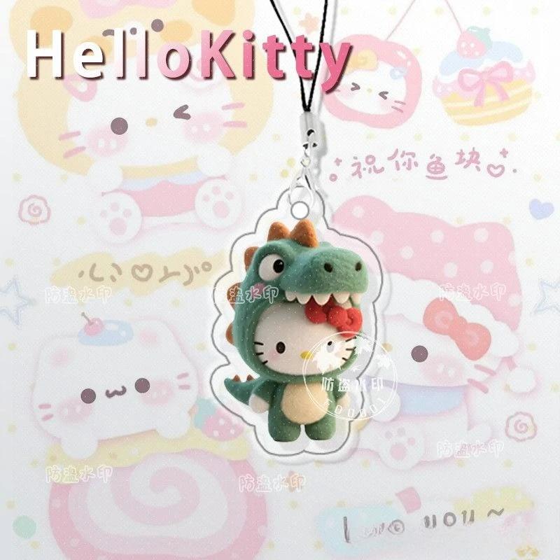 Hello Kitty Figure Pendant, Cute Phone Chain & Car Keychain, Anime Backpack Ornament, Gifts for Kids