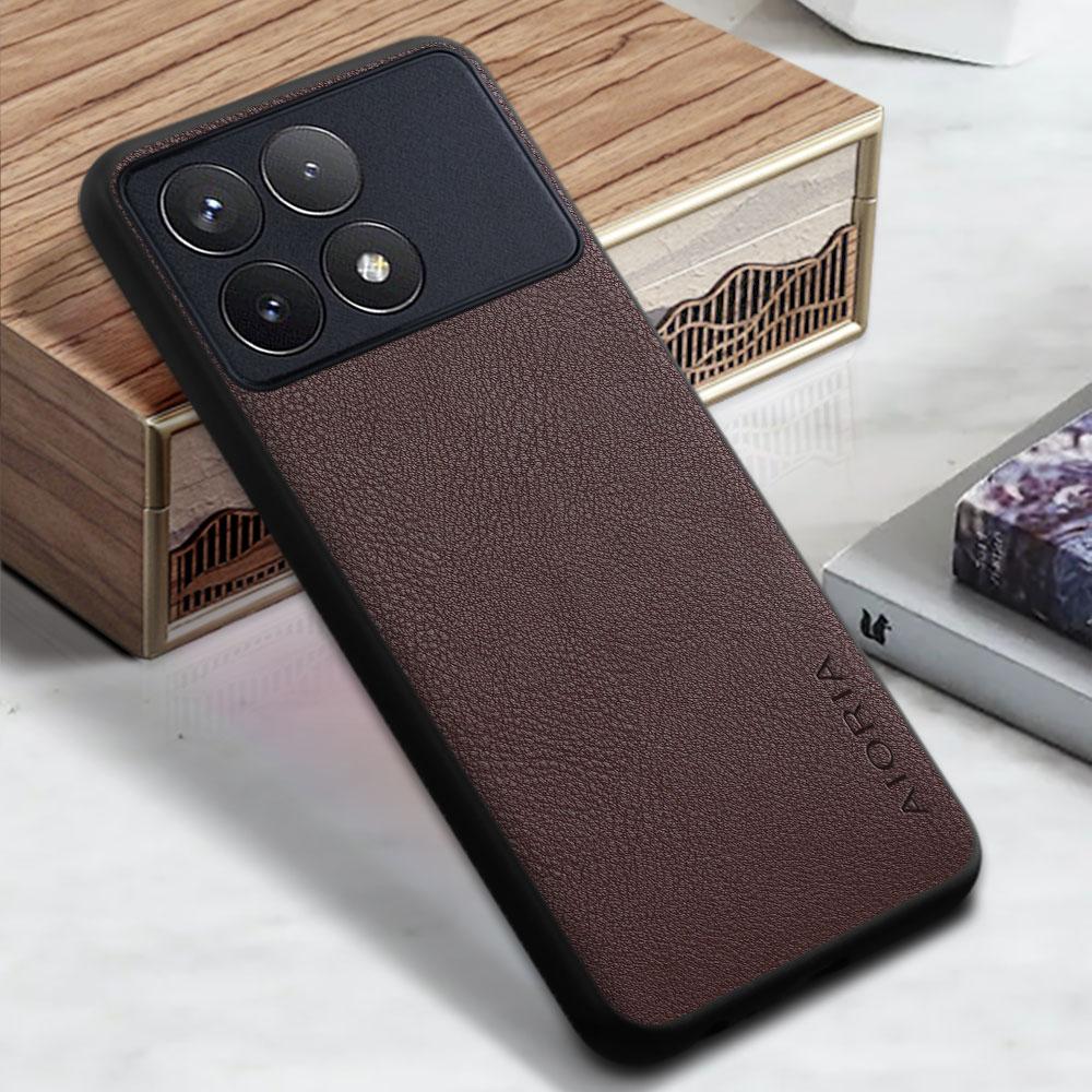 Case for Xiaomi Poco F6 F5 F4 F3 F2 Pro GT Phone Cover Funda Solid Color Business Pu Leather Design Capa