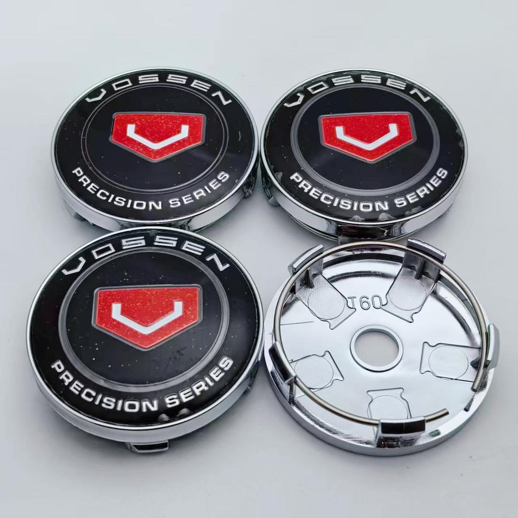 4 buc Embleme Logo Vossen Capace Centru Jantă Mașină 60MM Clip 56MM Jante Capace Butuc Capac Jantă Capac Praf Înlocuire Accesorii Auto