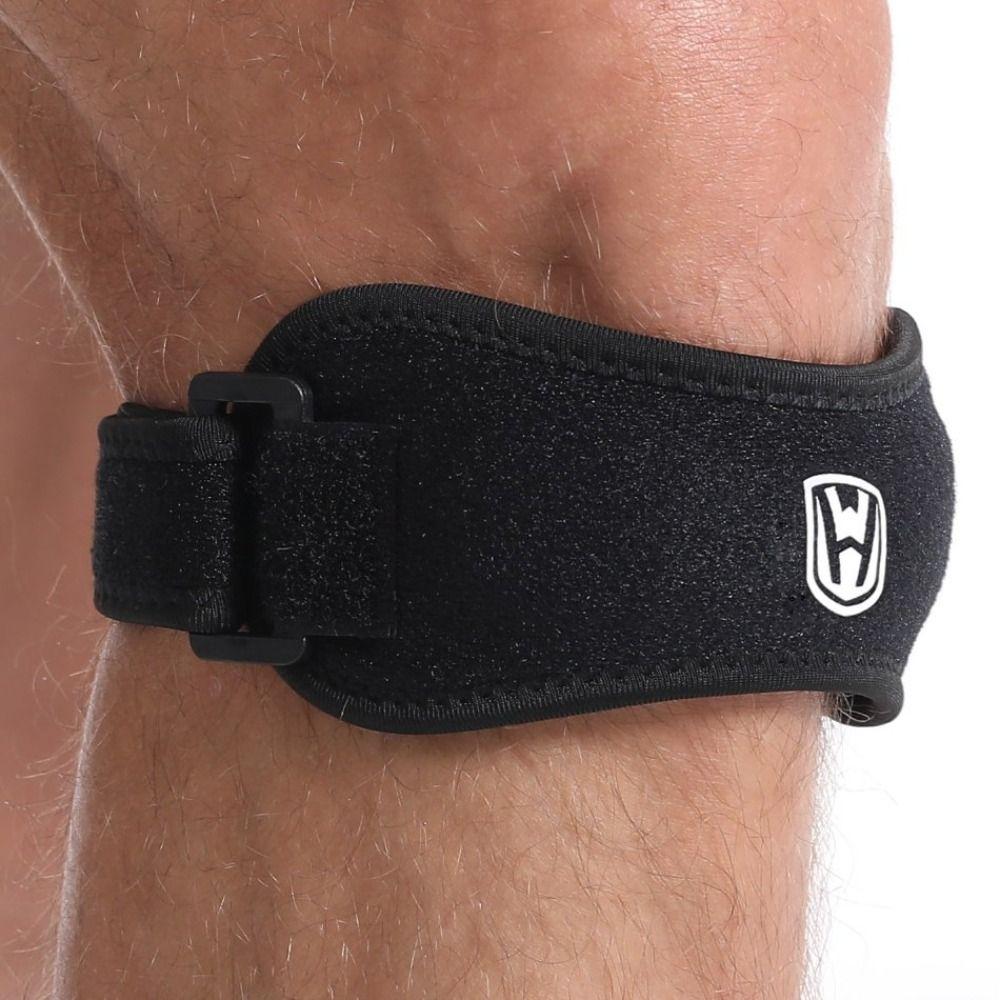 1 Pair Compression Sports Patella Strap Adjustable Knee Band Brace Basketball Volleyball