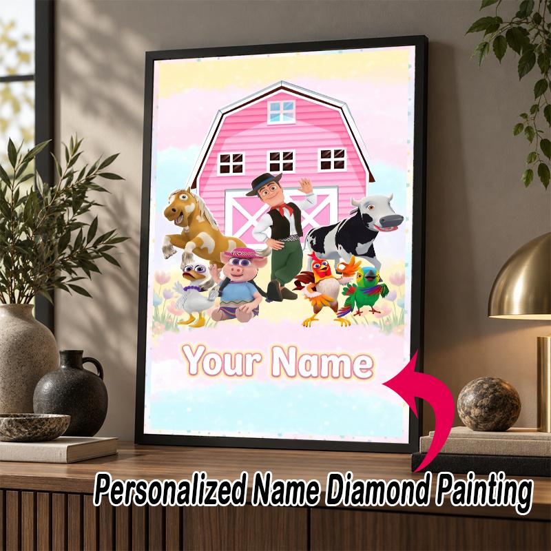 Custom Name La Granja de Zenón 5D Diamond Painting Personalized Full Drill Diamond Art Kit Gift