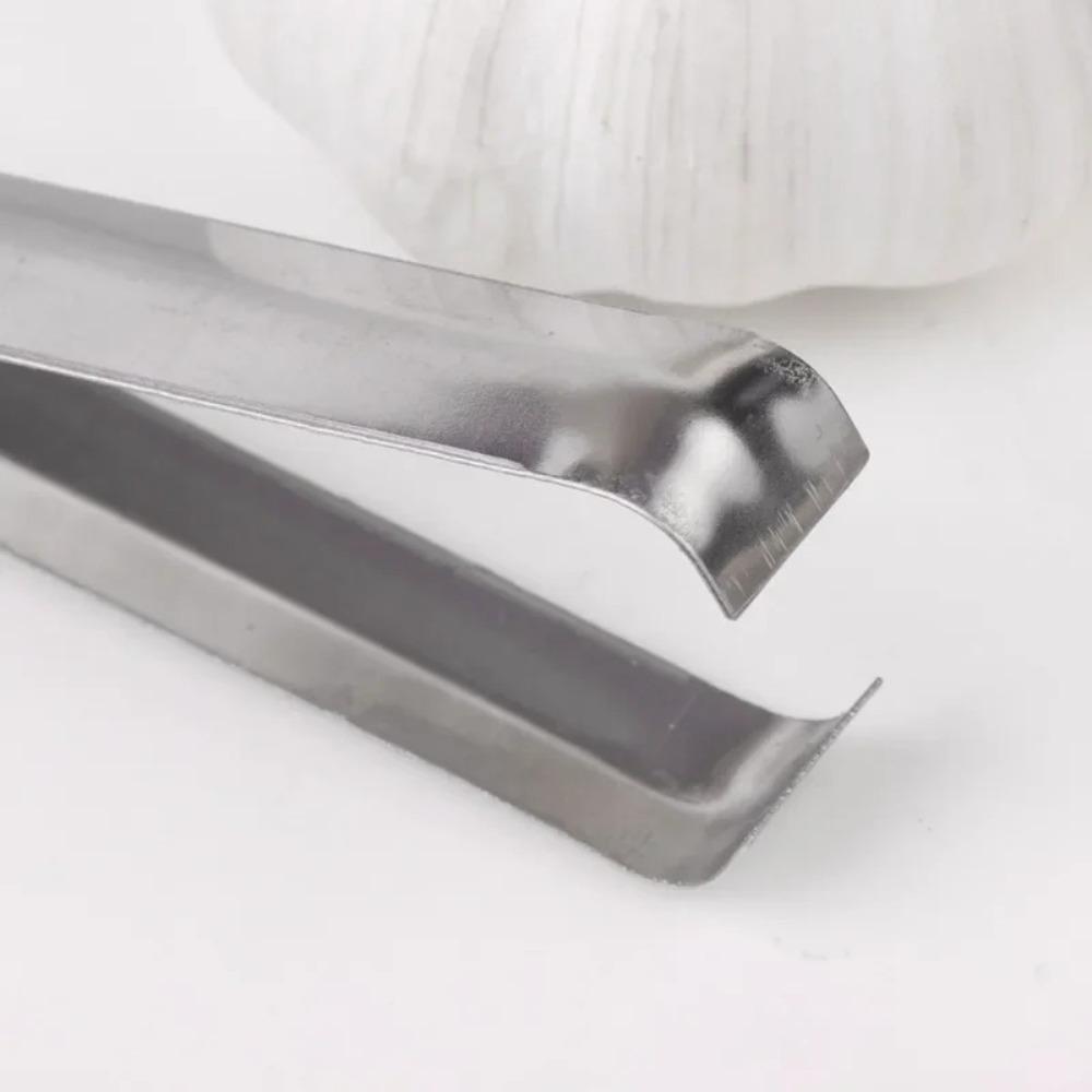 Kitchen Accessories Garlic Clips Multifunctional Stainless Steel Clip New Pig Hair Plucking Clip