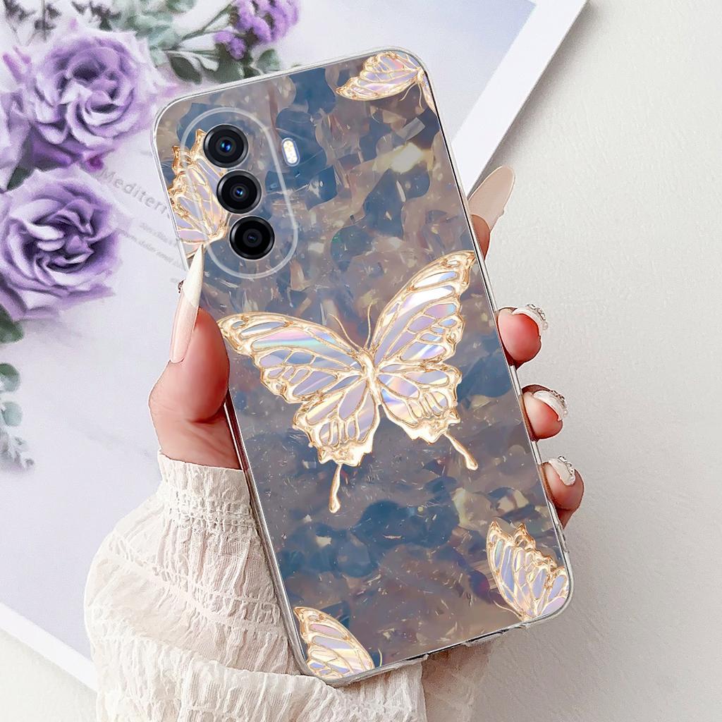 Für Huawei Nova Y70 Plus Hülle NovaY70 MGA-LX9 MGA-LX3 Neue Luxus Bemalte Abdeckung Weiche Silikonhülle Für Huawei Nova Y70 Plus Schale