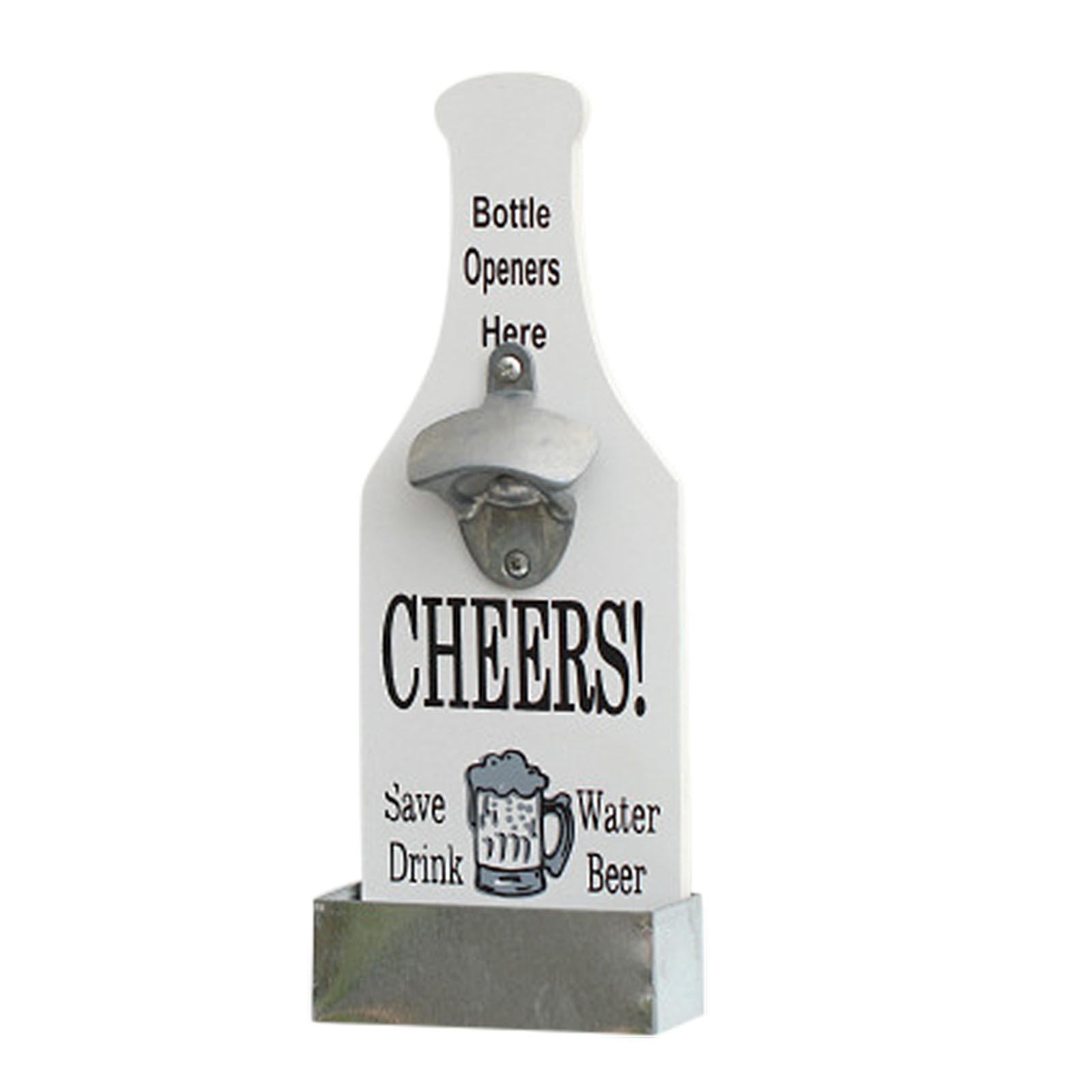 

Wall Mounted - Rustic Vintage Beer Opener For Beer Lovers