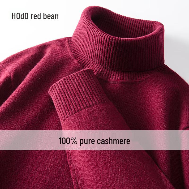 Hodo Men's 100% Pure Cashmere Turtleneck Sweater