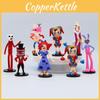 Magical Circus Pvc Figure Set Rabbit Clown Cartoon Cake Decoration 8 Characters 11cm